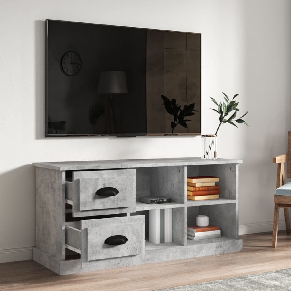 TV-Møbel Betonggrå TV-benk 102x35,5x47,5 cm