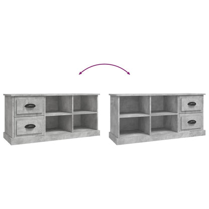 TV-Møbel Betonggrå TV-benk 102x35,5x47,5 cm