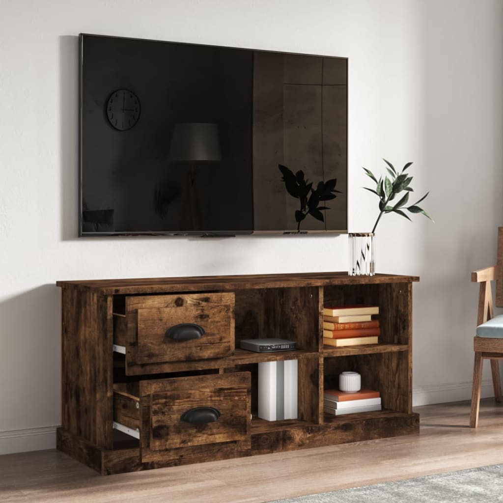 TV-Møbel Røkt Eik TV-benk 102x35,5x47,5 cm