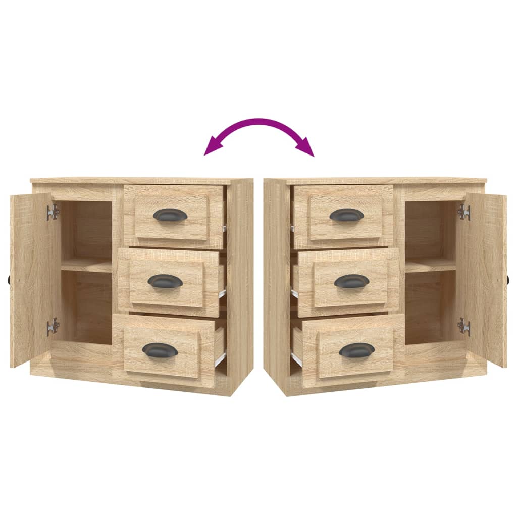 Skjenk Sonoma Eik 70x35,5x67,5 cm