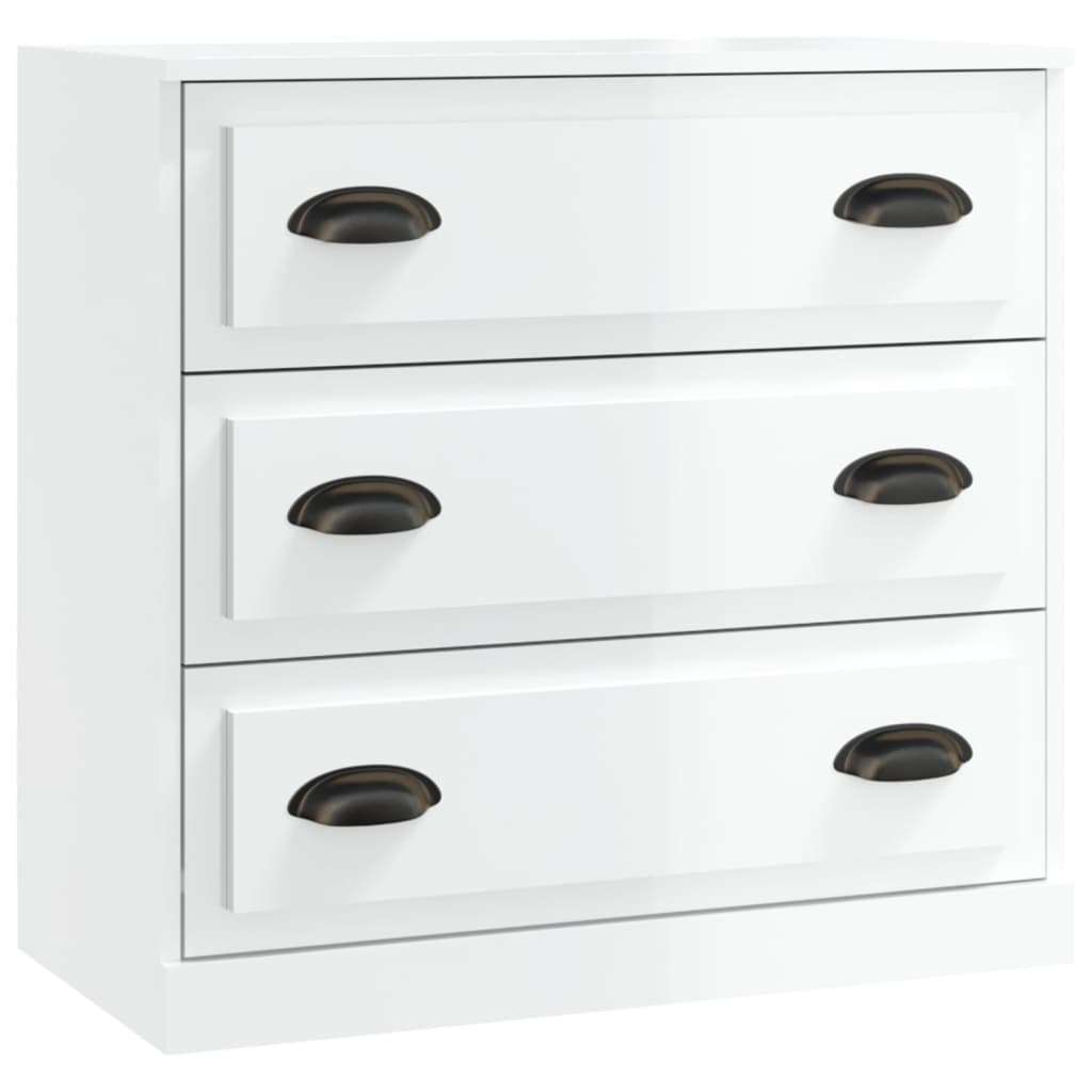 Skjenk Høyglans Hvit 70x35,5x67,5 cm