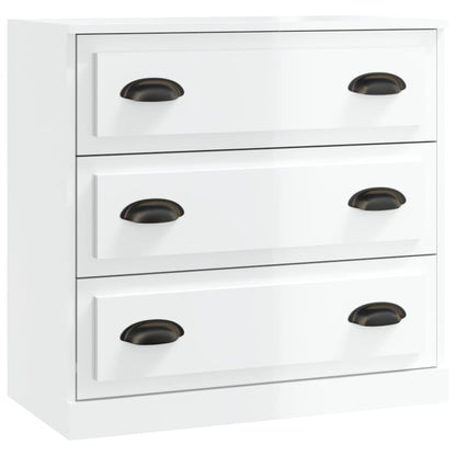 Skjenk Høyglans Hvit 70x35,5x67,5 cm