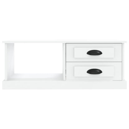 Salongbord Sofabord Hvit 90x50x35 cm
