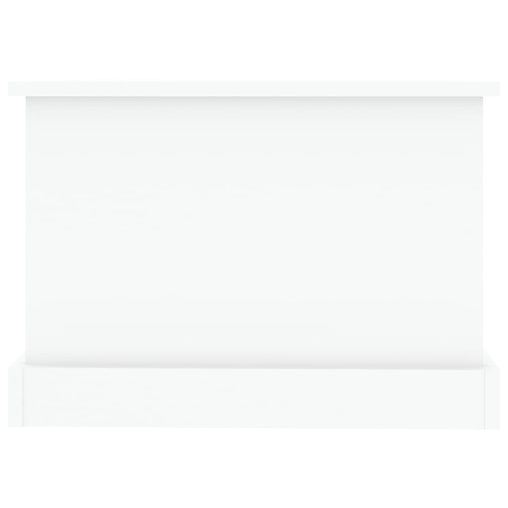 Salongbord Sofabord Hvit 90x50x35 cm