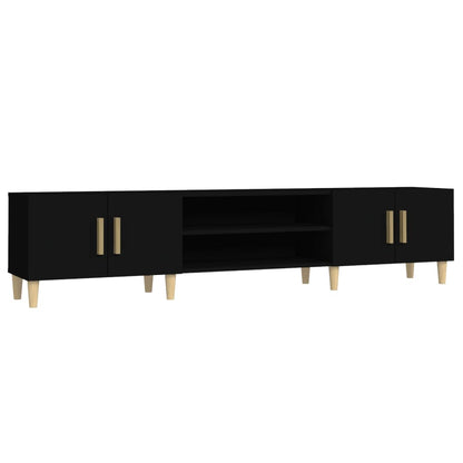 TV-Møbel Svart TV-benk 180x31,5x40 cm
