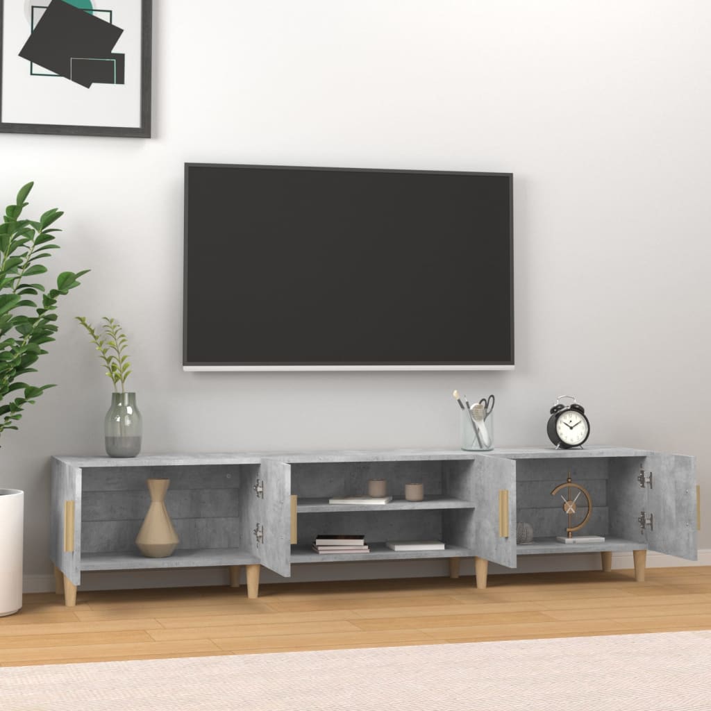 TV-Møbel Betonggrå TV-benk 180x31,5x40 cm