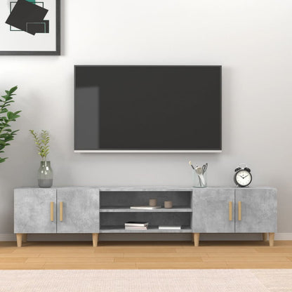 TV-Møbel Betonggrå TV-benk 180x31,5x40 cm