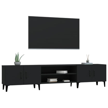 TV-Møbel Svart TV-benk 180x31,5x40 cm