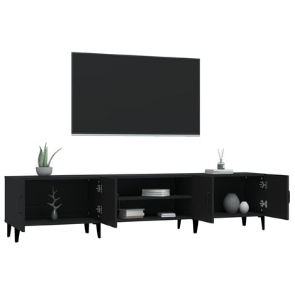 TV-Møbel Svart TV-benk 180x31,5x40 cm