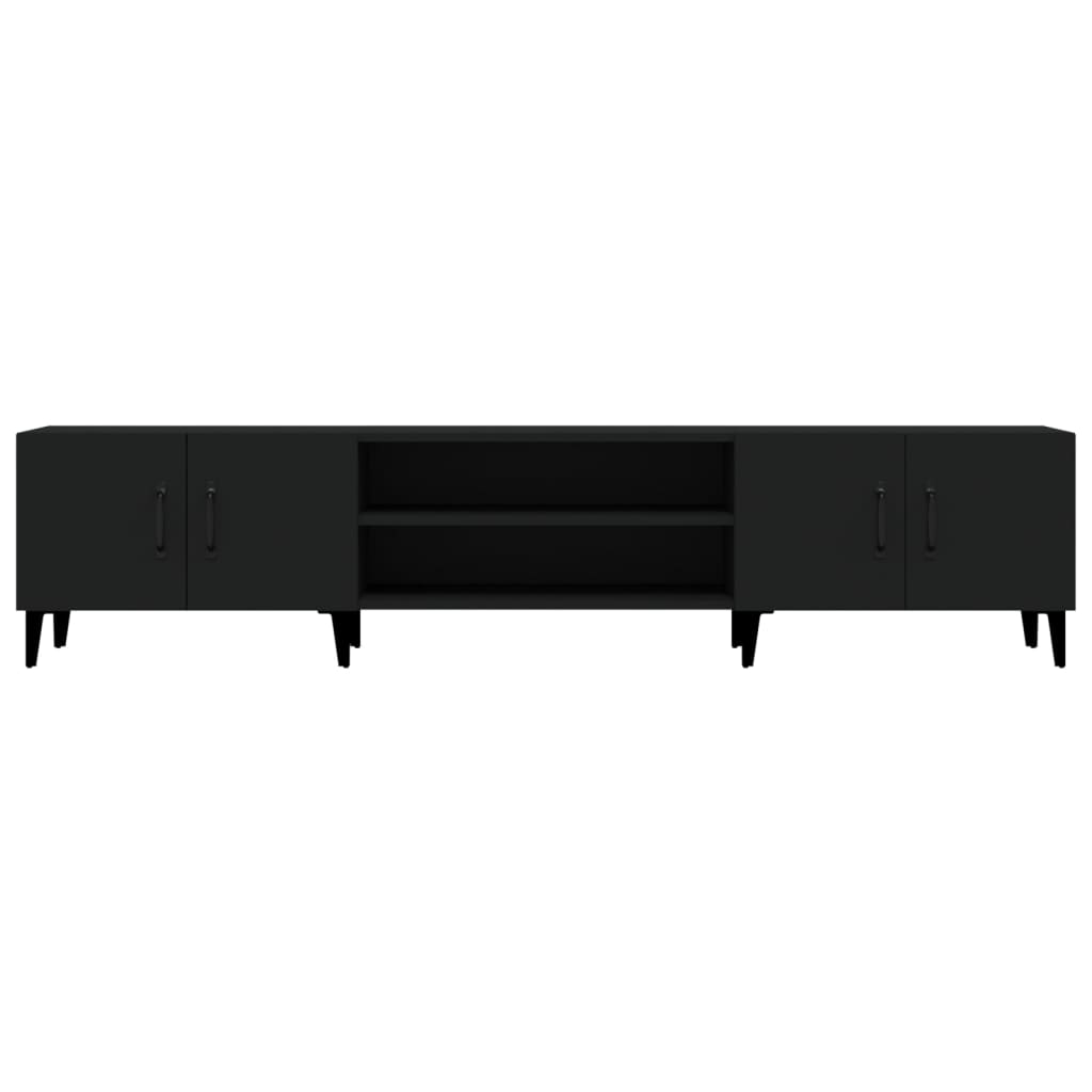 TV-Møbel Svart TV-benk 180x31,5x40 cm