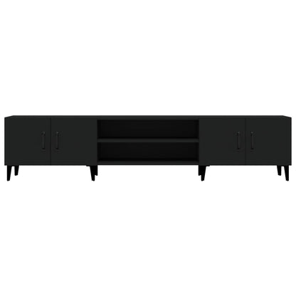 TV-Møbel Svart TV-benk 180x31,5x40 cm