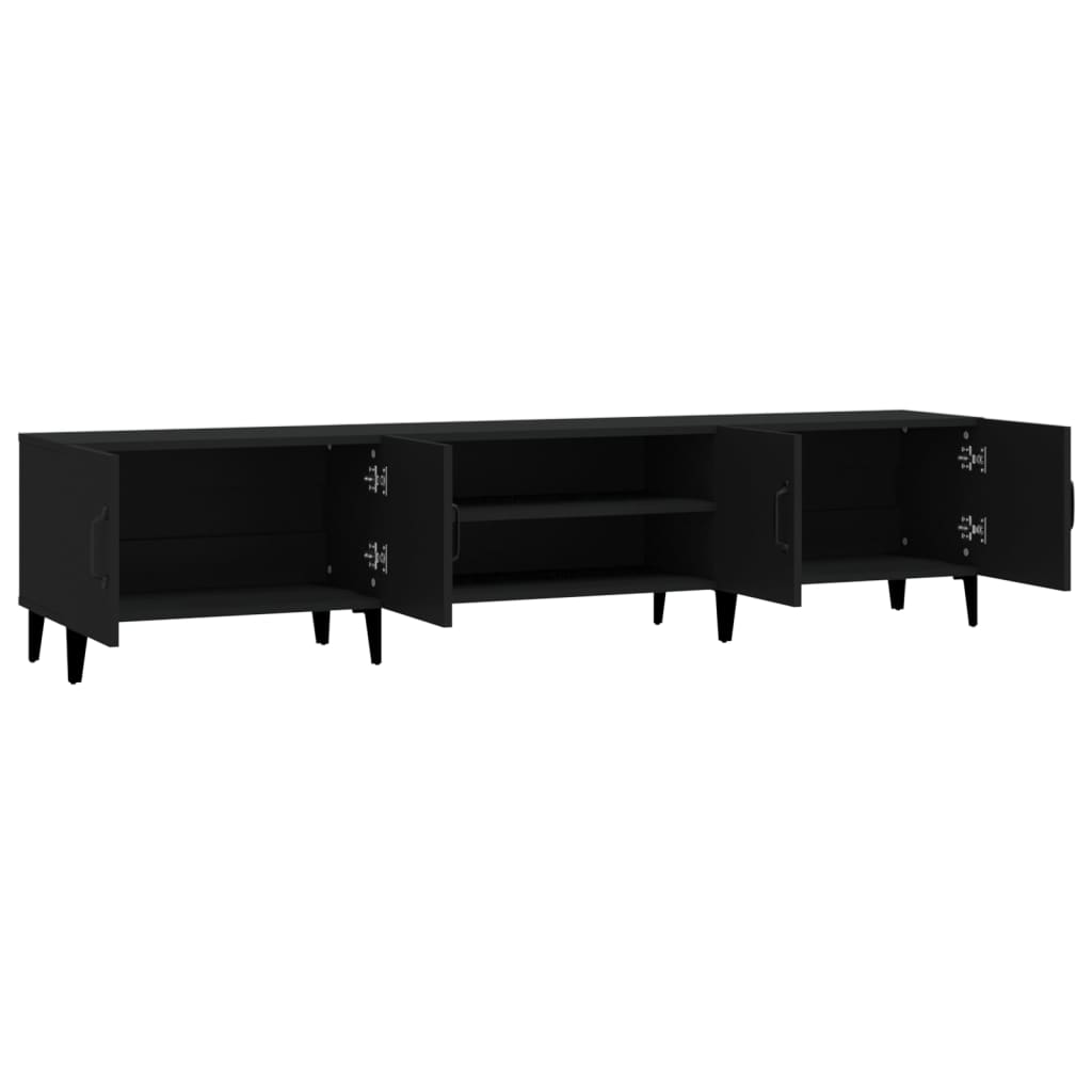 TV-Møbel Svart TV-benk 180x31,5x40 cm