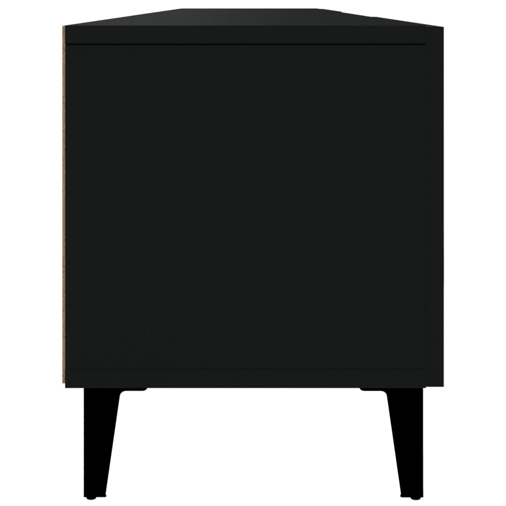 TV-Møbel Svart TV-benk 180x31,5x40 cm