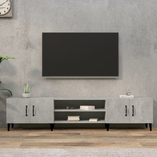TV-Møbel Betonggrå TV-benk 180x31,5x40 cm