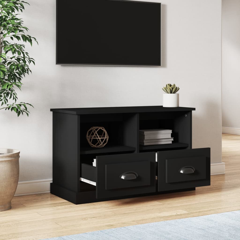 TV-Møbel Svart TV-benk 80x35x50 cm