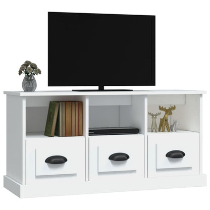 TV-Møbel Hvit TV-benk 100x35x50 cm