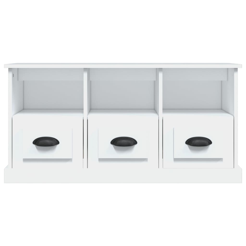 TV-Møbel Hvit TV-benk 100x35x50 cm