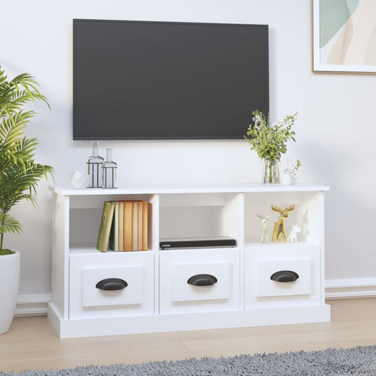 TV-Møbel Hvit TV-benk 100x35x50 cm