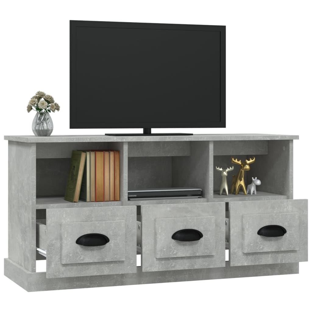TV-Møbel Betonggrå TV-benk 100x35x50 cm