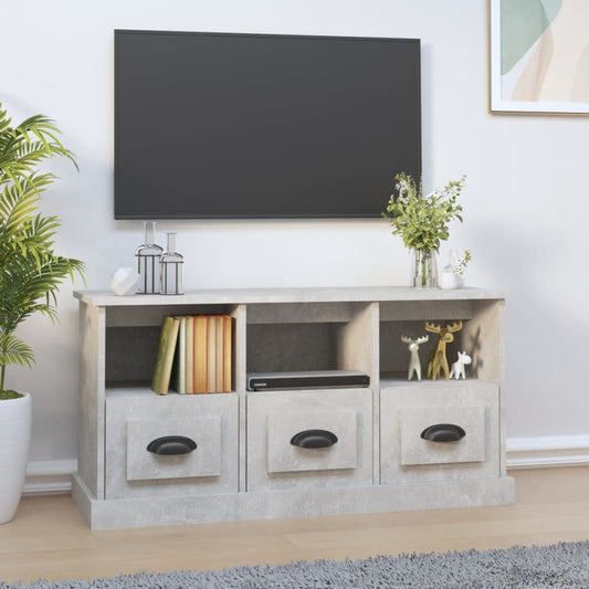 TV-Møbel Betonggrå TV-benk 100x35x50 cm