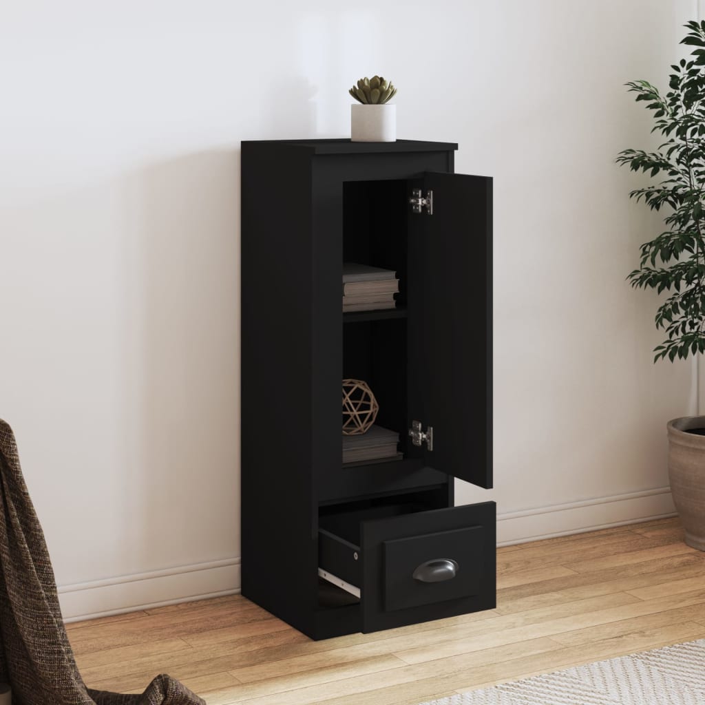 Skap Svart 36x35,5x103,5 cm