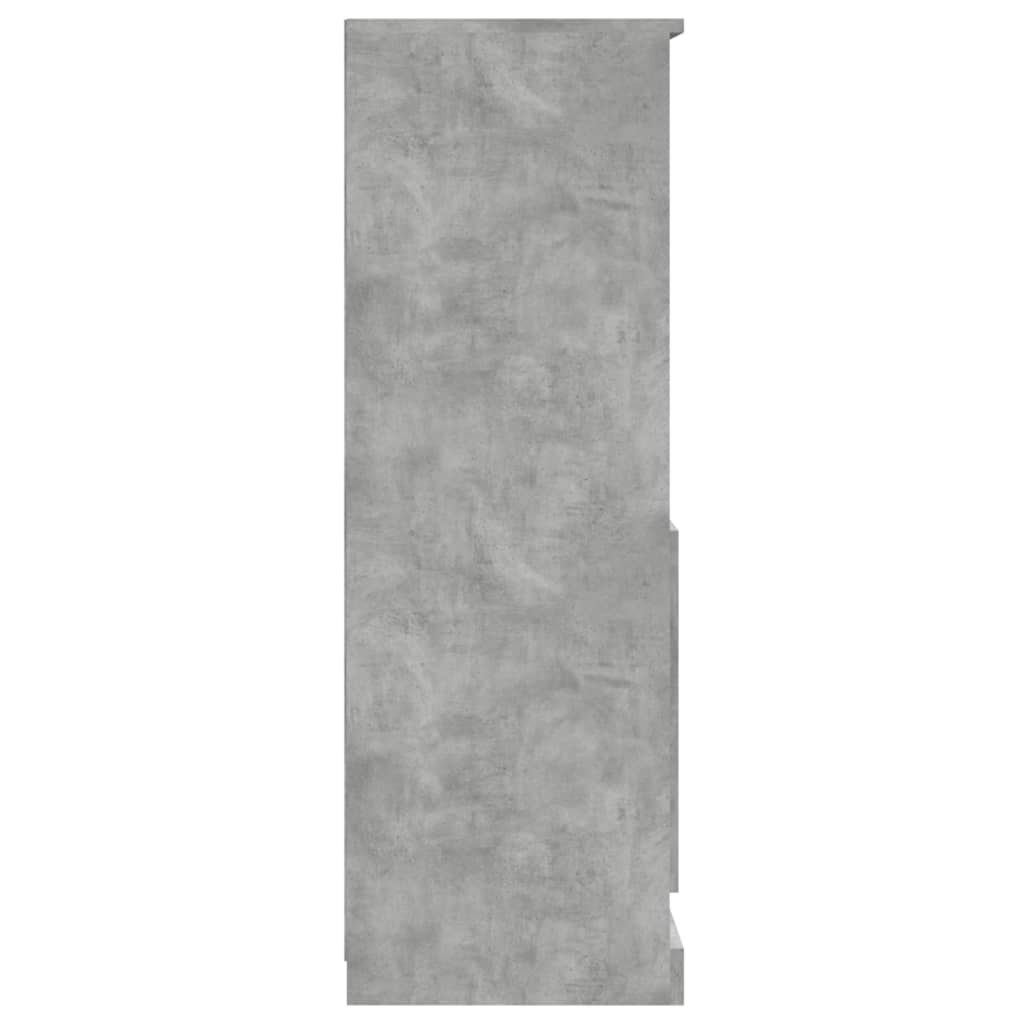 Skap Betonggrå 60x35,5x103,5 cm