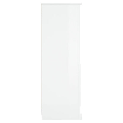 Skap Høyglans Hvit 36x35,5x103,5 cm