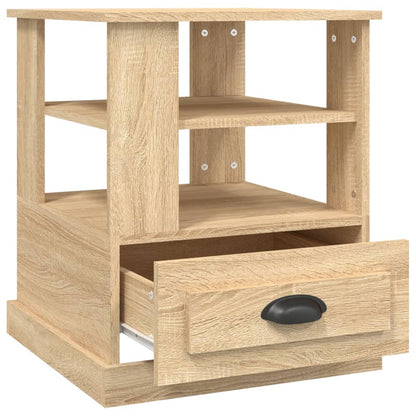 Sidebord sonoma eik 50x50x60 cm konstruert tre