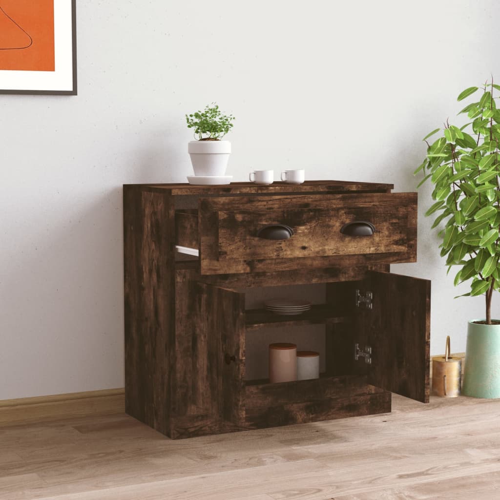 Skjenk Røkt Eik 70x35,5x67,5 cm