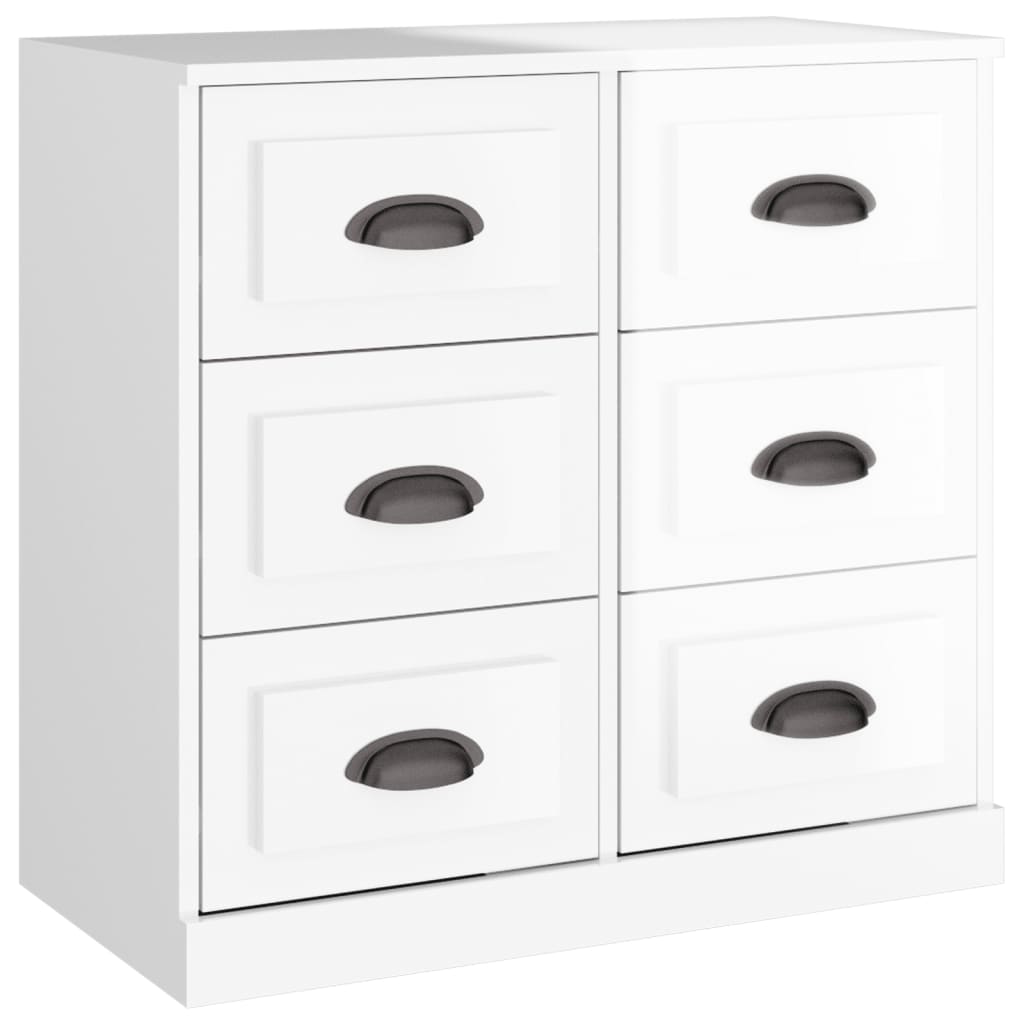 Skjenk Høyglans Hvit 70x35,5x67,5 cm