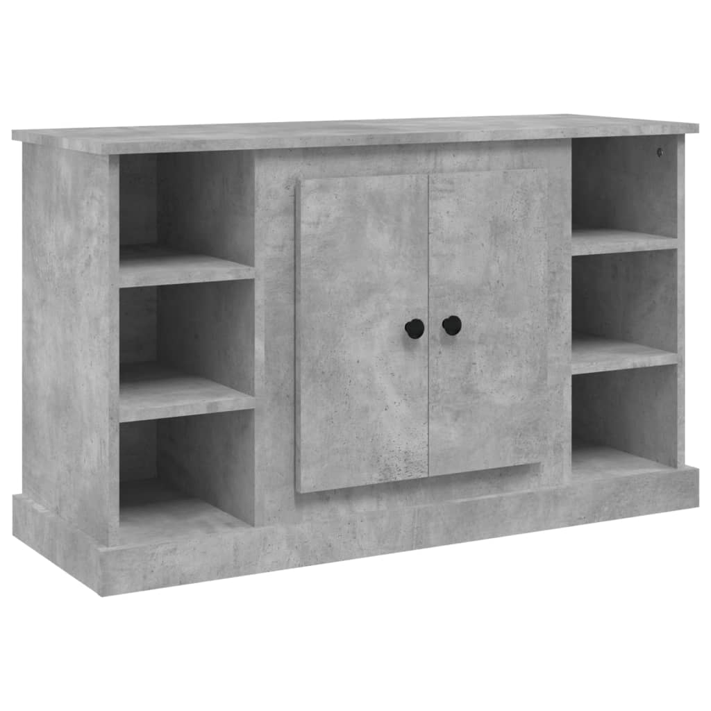 Kommode Betonggrå 100x35,5x60 cm