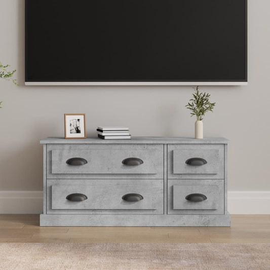TV-Møbel Betonggrå TV-benk 100x35,5x45 cm