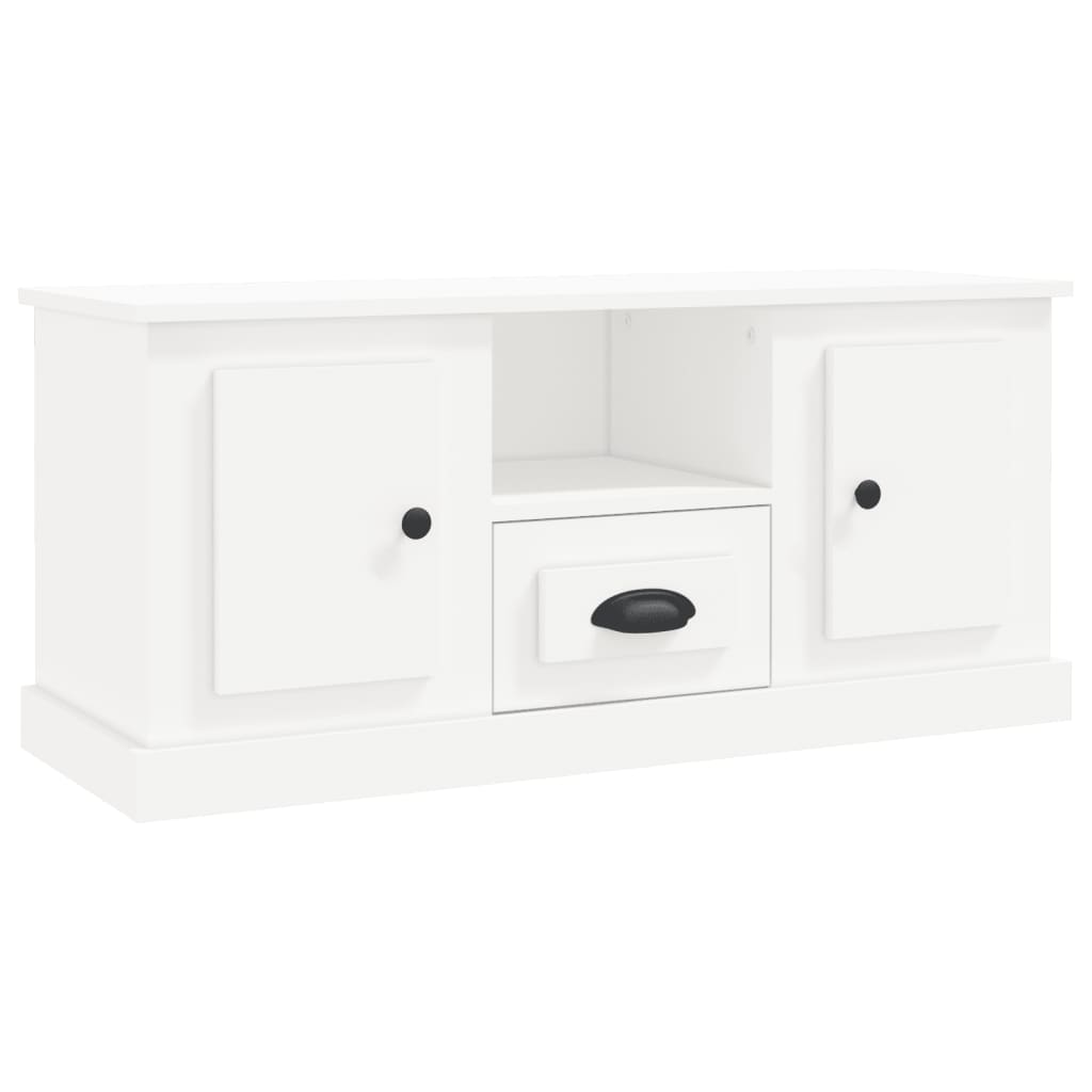 TV-Møbel Hvit TV-benk 100x35,5x45 cm