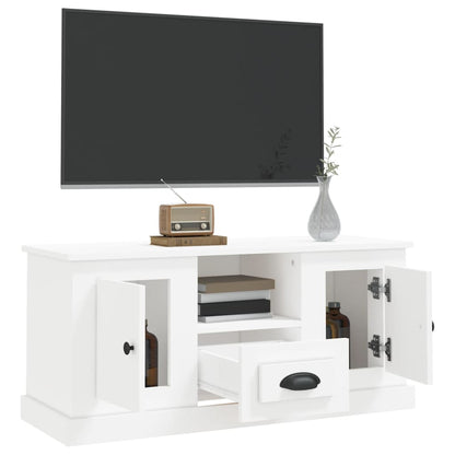 TV-Møbel Hvit TV-benk 100x35,5x45 cm