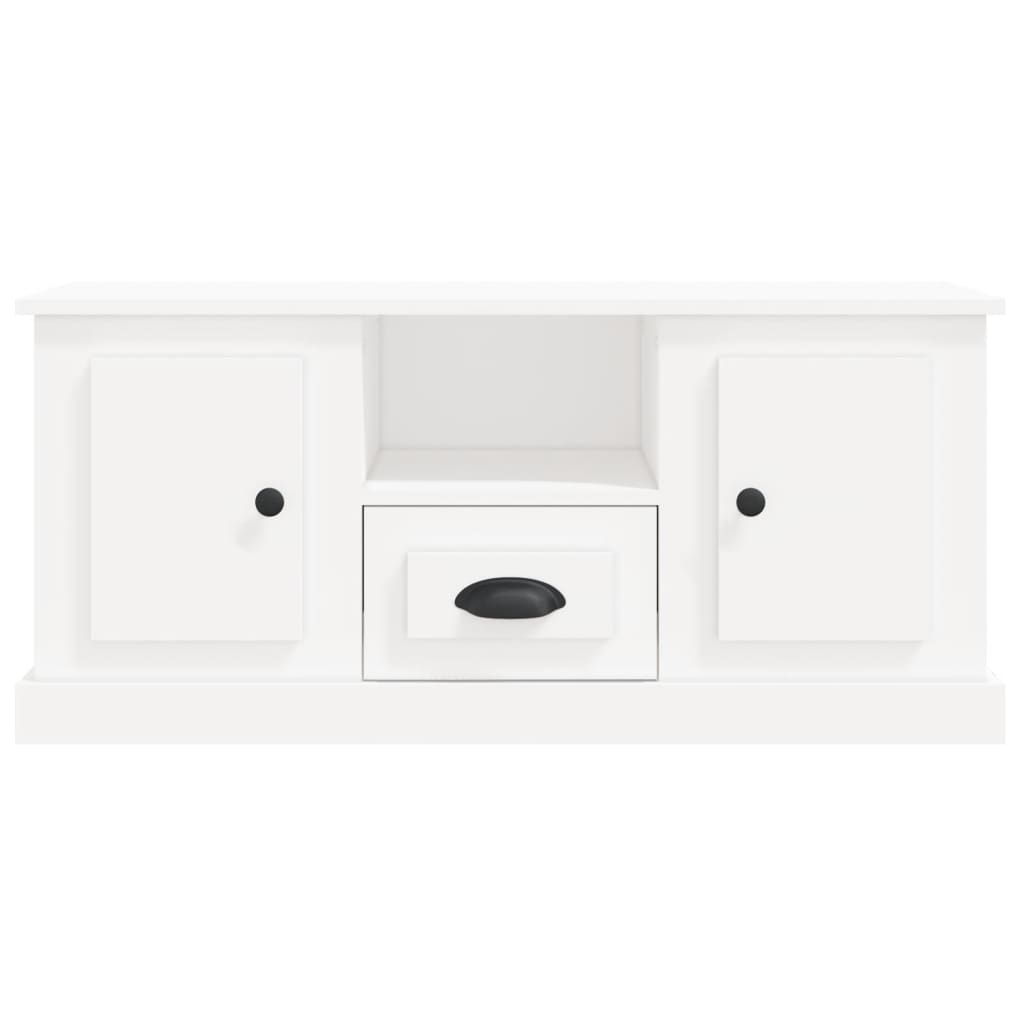 TV-Møbel Hvit TV-benk 100x35,5x45 cm