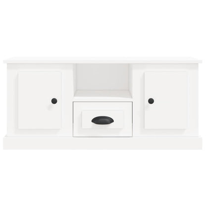 TV-Møbel Hvit TV-benk 100x35,5x45 cm