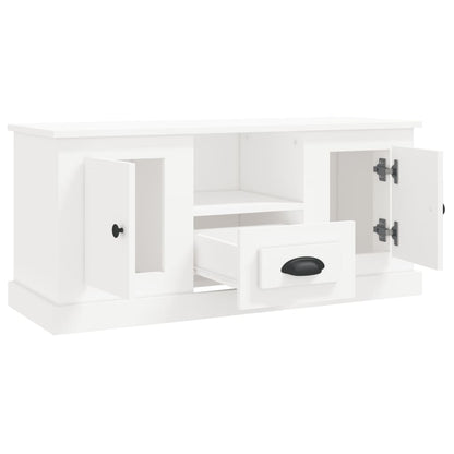 TV-Møbel Hvit TV-benk 100x35,5x45 cm