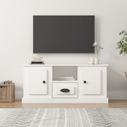 TV-Møbel Hvit TV-benk 100x35,5x45 cm