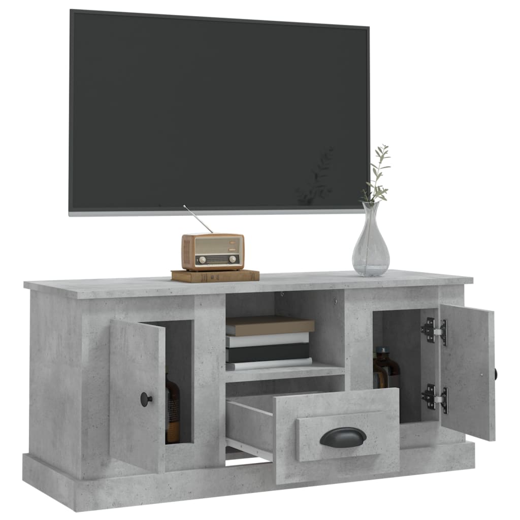 TV-Møbel Betonggrå TV-benk 100x35,5x45 cm