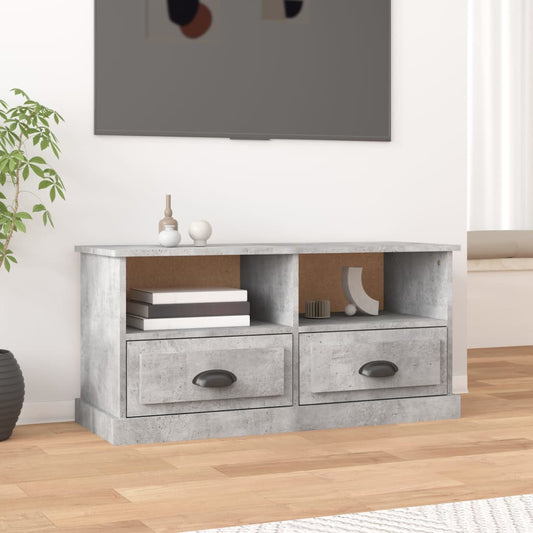 TV-Møbel Betonggrå TV-benk 93x35,5x45 cm