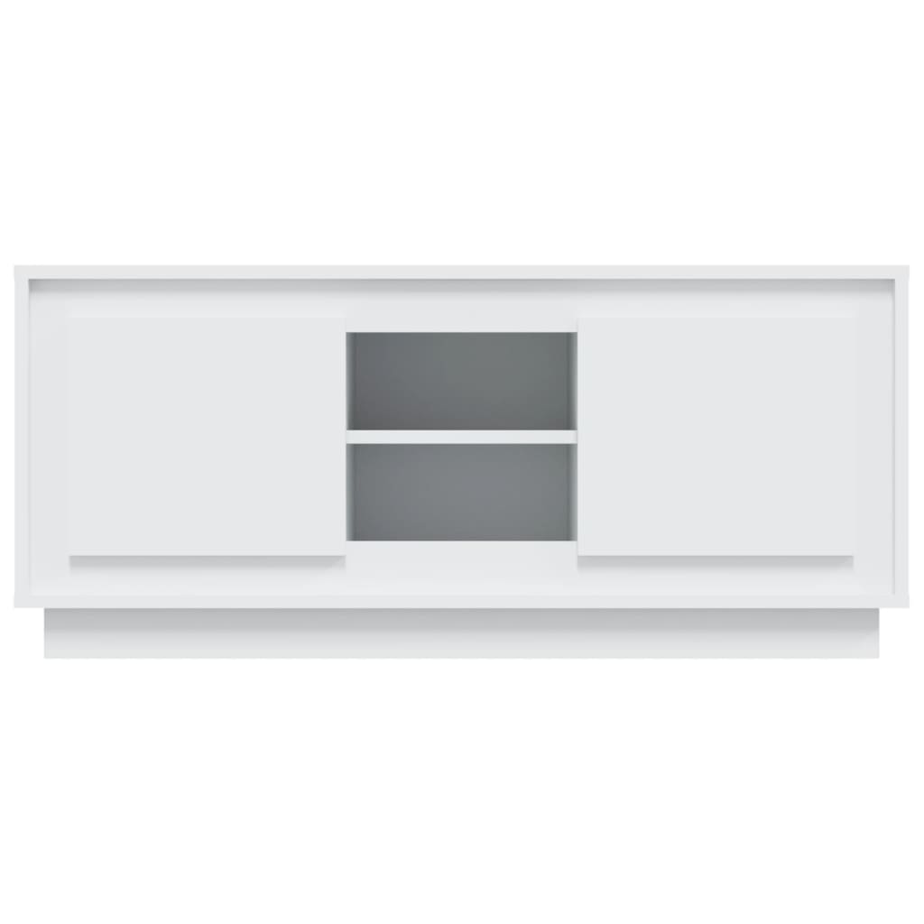 TV-Møbel Hvit TV-benk 102x35x45 cm