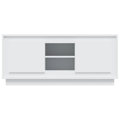 TV-Møbel Hvit TV-benk 102x35x45 cm