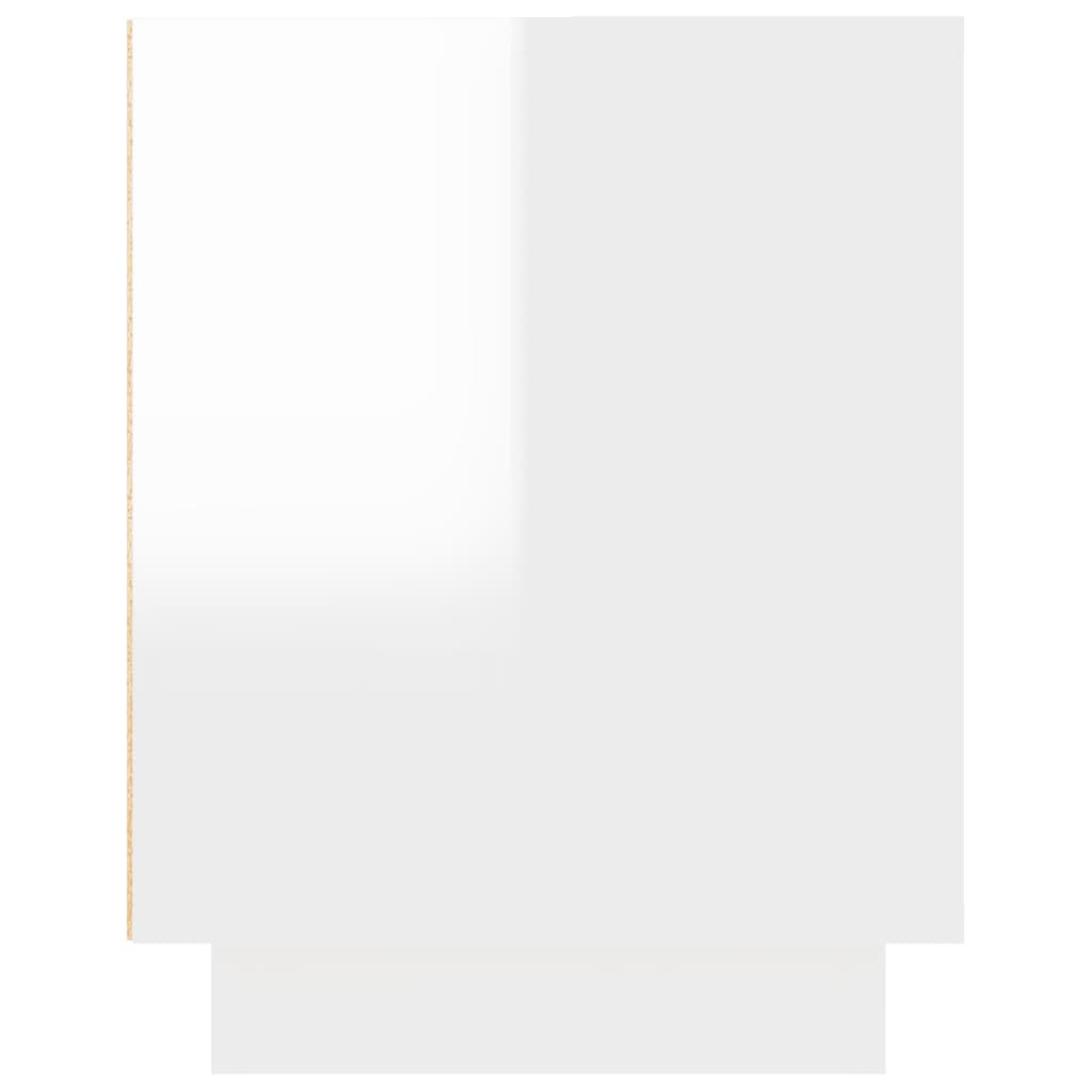 TV-Møbel Høyglans Hvit TV-benk 102x35x45 cm