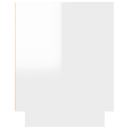 TV-Møbel Høyglans Hvit TV-benk 102x35x45 cm