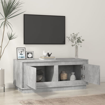 Salongbord Sofabord Betonggrå 102x50x44 cm