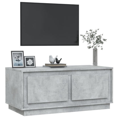 Salongbord Sofabord Betonggrå 102x50x44 cm