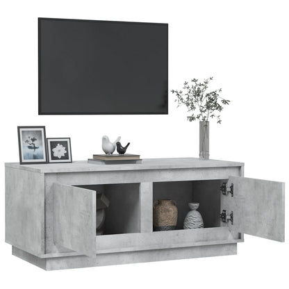 Salongbord Sofabord Betonggrå 102x50x44 cm