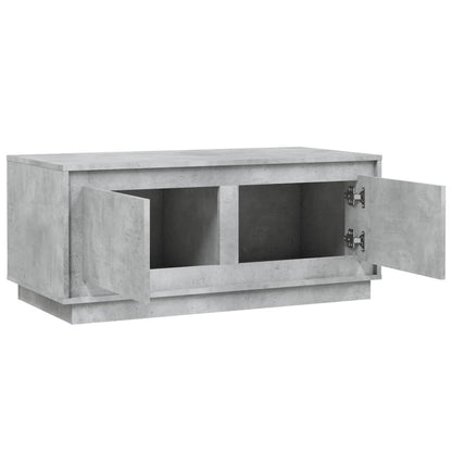 Salongbord Sofabord Betonggrå 102x50x44 cm