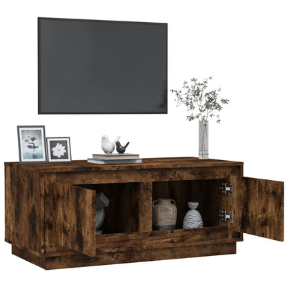 Salongbord Sofabord Røkt Eik 102x50x44 cm