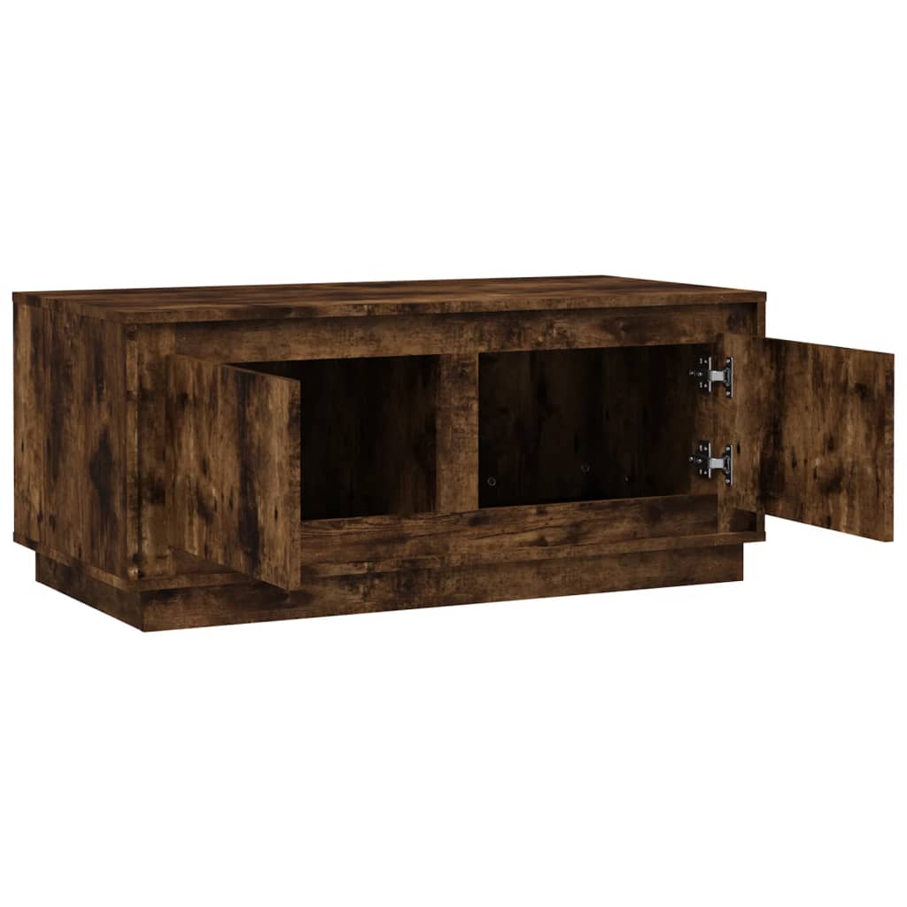Salongbord Sofabord Røkt Eik 102x50x44 cm